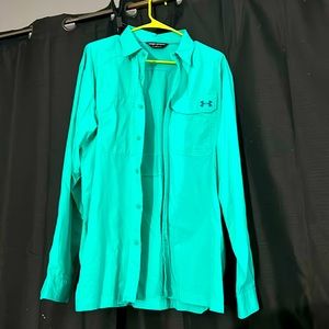 Under Armour Long Sleeved Fishing Button Up